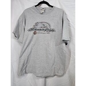 Harley Davidson Screamin Eagle T-Shirt Mens XL Gray Tilley Statesville NC 2008